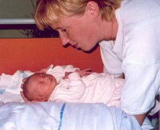 Mor og Ulrikke 25. feb 2001